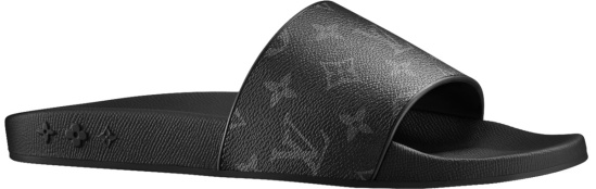 Leather slides monogram waterfront LV mules – LV PL