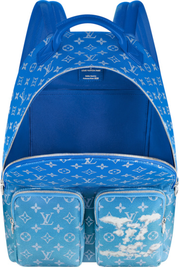 Louis Vuitton Blue Monogram Gradient Backpack