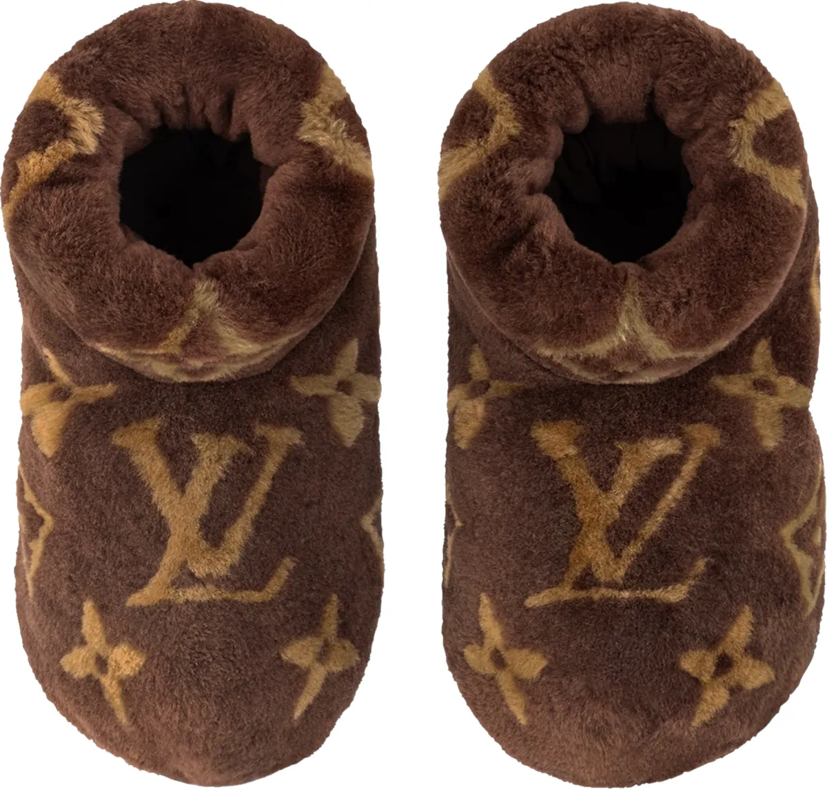 Louis Vuitton Brown Lv Footprint Boots