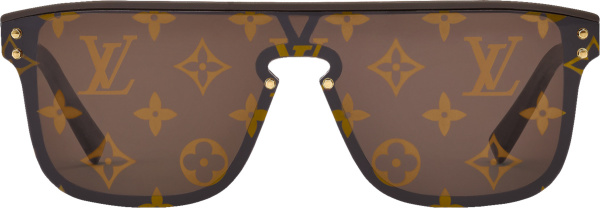 Louis Vuitton Brown Monogram Print Lens Sunglasses