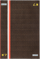 Louis Vuitton Brown Monogram Red Striped Numer 7 Print Scarf Mp3302