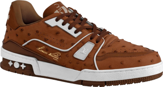 Louis Vuitton Brown Ostrach Trainer Sneakers