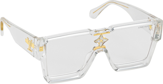 Louis Vuitton Clear Cyclone Sunglasses