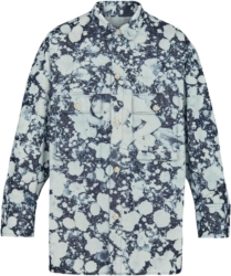 Louis Vuitton Dorthy Poppies Blue And White Oversized Tie Dye Shirt