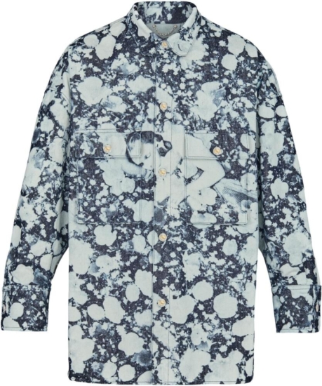 Louis Vuitton White Dorthy & Poppy Print Blue Shirt | Incorporated Style