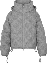 Grey Monogram 'Boyhood' Puffer Jacket