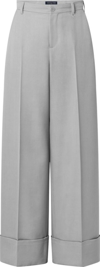 Louis Vuitton Grey Cuffed Workwear Pants 1abycl
