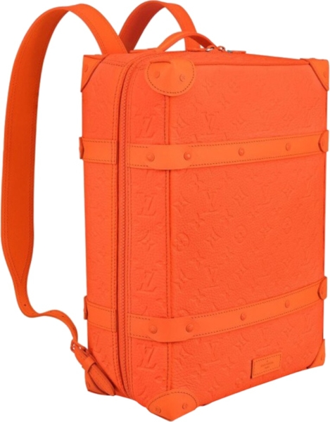 Louis Vuitton Mca Orange Soft Trunk Backpack