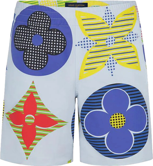 Louis Vuitton Multicolor Monogram Board Shorts 1a7xuv
