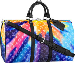 Louis Vuitton Multicolor Tie Dye Monogram Keepall 50 Duffle Bag