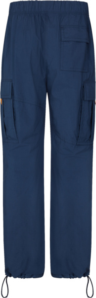 Louis Vuitton Navy Blue Staples Edition Nylon Trackpants