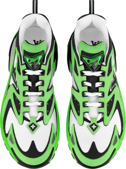 Louis Vuitton Neon Green Runner Tactic Sneakers