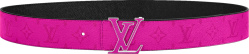 Louis Vuitton Pink Monogram Lv Initiales Belt Copy