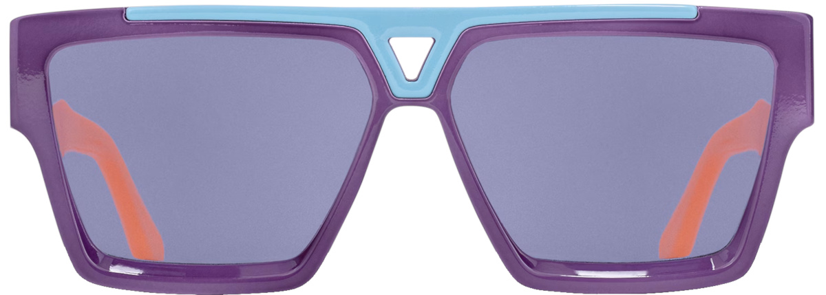 Louis Vuitton Purple & Orange '1.1 Evidence' Sunglasses