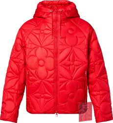 Louis Vuitton Red Lvse Monogram Quilted Jacket 1a9fv3