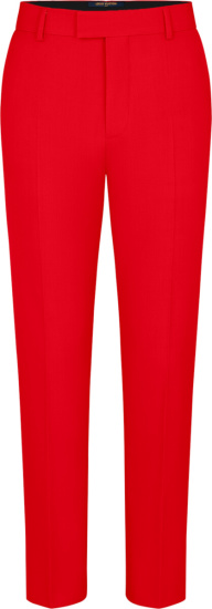 Louis Vuitton Red Cigaret Pants