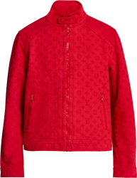 Louis Vuitton Red Monogram Denim Jacket