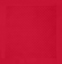 Louis Vuitton Red Small Monogram Print Silk Square