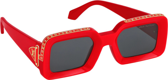 Louis Vuitton Red Zillionaire Sunglasses