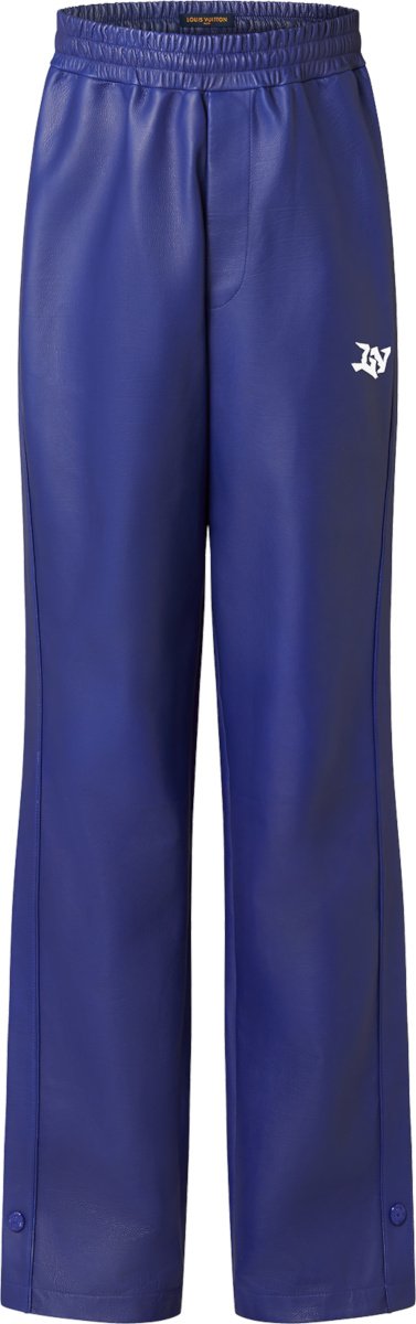 Louis Vuitton 1ABJEZ Technical Cotton Track Pants , Blue, XL
