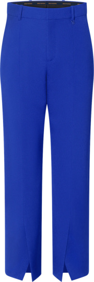 Louis Vuitton Royal Blue Slit Leg Evening Pants 1a9tc5