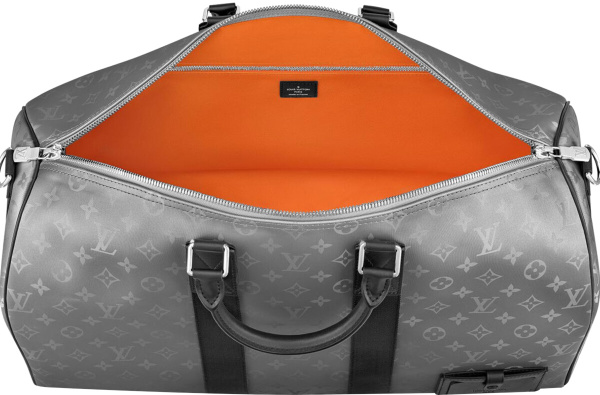 Louis Vuitton Silver Keepall 50 Duffle Bag
