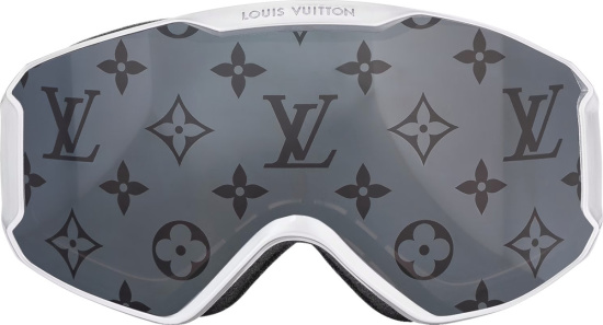 Louis Vuitton Silver Lv Snow Mask Goggles