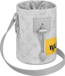 Louis Vuitton White Chalk Nano Bag