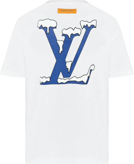 Louis Vuitton White Do A Kick Flip Logo T Shirt