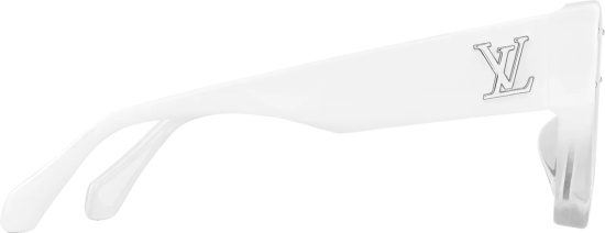 Louis Vuitton White Gradient Cyclone Sunglasses