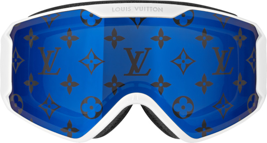 Louis Vuitton Snow Mask LV Blue in Thermoplastic Polyurethane Frame - US