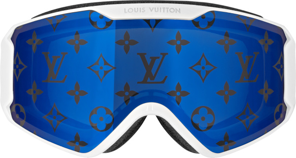 Louis Vuitton White Lv Snow Mask Goggles