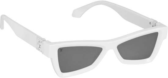 Louis Vuitton White Skeptical Sunglasses