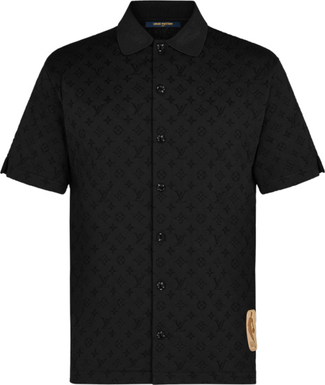 Louis Vuitton x NBA Monogram Buttoned Shirt Black