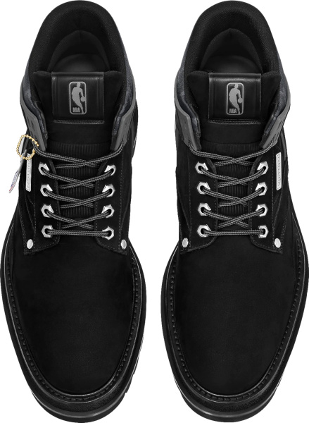 Louis Vuitton X Nba Black Suede Ankle Boots