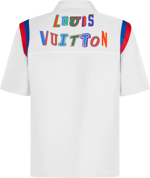 Louis Vuitton X Nba White Basketball Warm Up Shirt