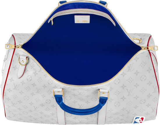 Louis Vuitton X Nba White Monogram Duffle Bag