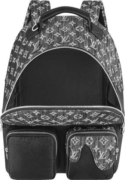 Louis Vuitton X Nigo Black Monogram Canvas And Leather Backpack