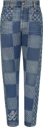 Louis Vuitton X Nigo Blue Giant Waves Jeans 1a7ydn