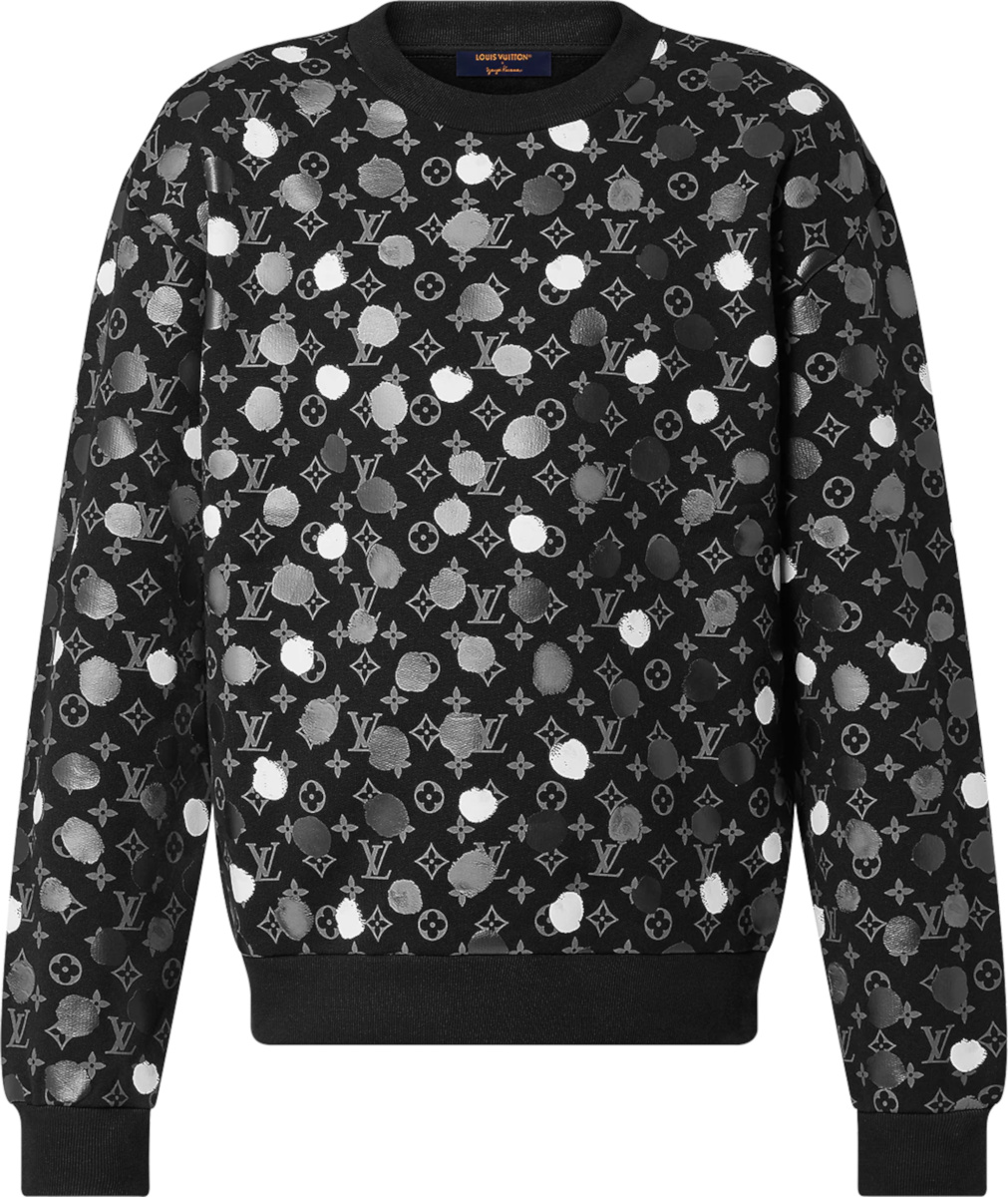 Louis Vuitton Crew Neck Dots Unisex Street Style Collaboration Cotton  (1AB6P6)