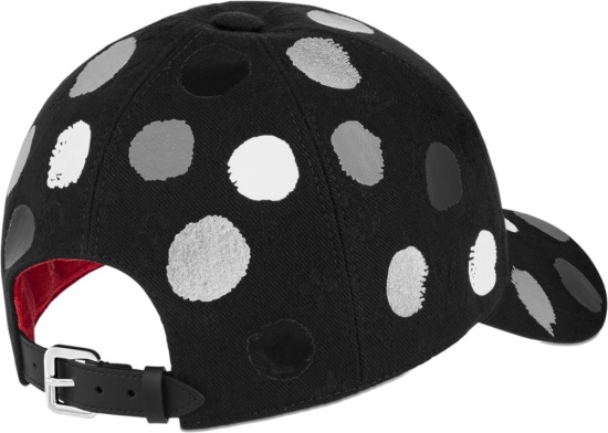 Louis Vuitton X Yk Black Painted Dots Hat