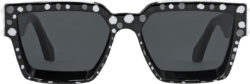 Louis Vuitton X Yk Black Painted Dots Sunglasses