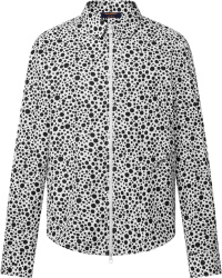 Louis Vuitton X Yk White Dots Printed Zip Shirt 1ab6i0