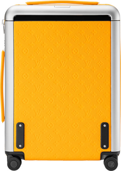 Louis Vuitton Yellow Monogram Leather Horizon 55 Rolling Suitcase