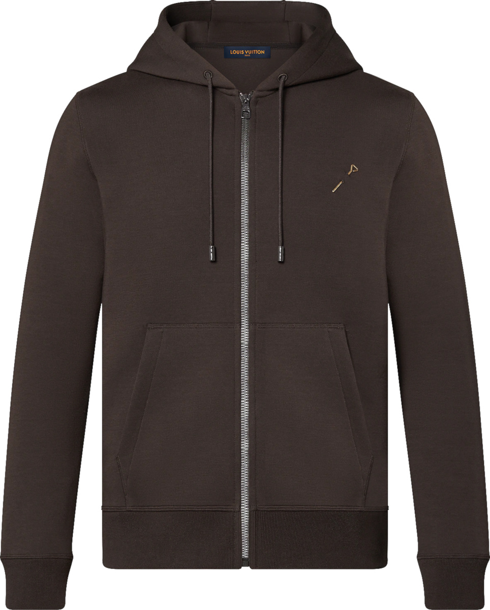Louis Vuitton 20SS Double Face Hoodie Double Face Hoodie Brown
