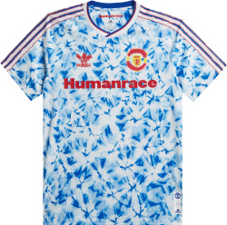 Manchester United Blue White Tie Dye Human Race Jersey