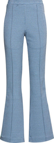 Marni Blue Check Side-Stripe Pants | INC STYLE