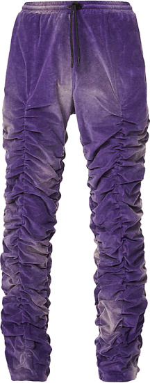 Marc Jacquees Burton Purple Velour Pants