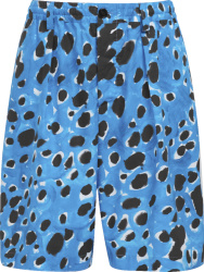 Blue 'Pop Dots' Shorts
