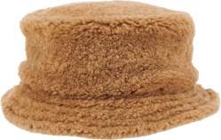 Brown Fur Bucket Hat